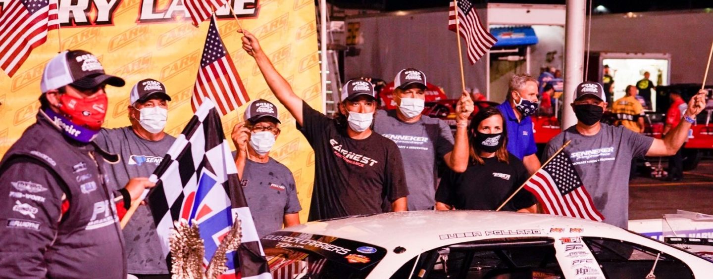 Pollard Goes Back-To-Back; Wins Inaugural Thomas Automotive American Freedom 300 At Jennerstown