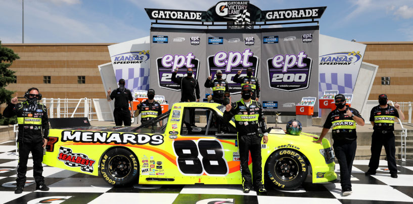 Matt Crafton Collects First Win Since 2017, Emerges Victorious In E.P.T 200 At Kansas Speedway