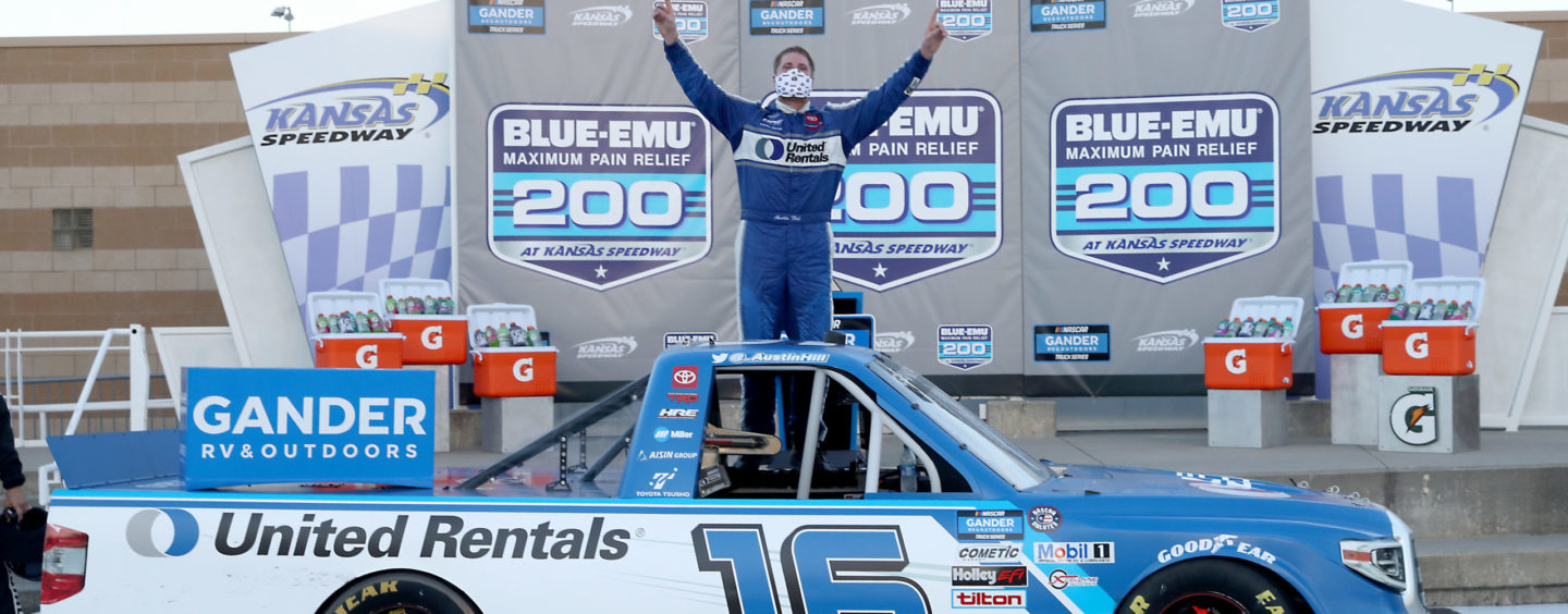 Austin Hill Continues Impressive Season With Win At Kansas Speedway