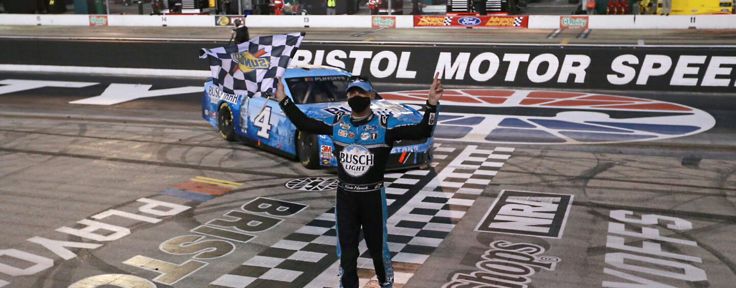 Kevin Harvick Holds Off Kyle Busch At Bristol Motor Speedway For Ninth Win Of Season