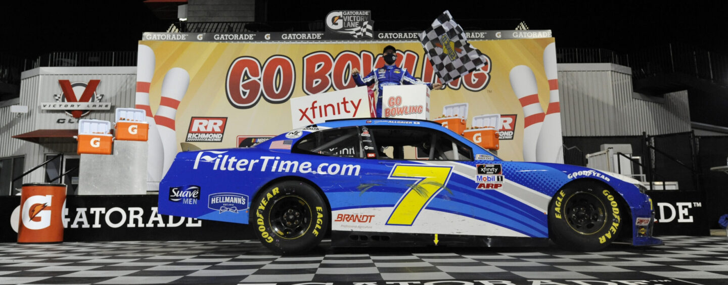 Justin Allgaier Captures Second Win Of Season With Victory In Go Bowling 250 At Richmond Raceway