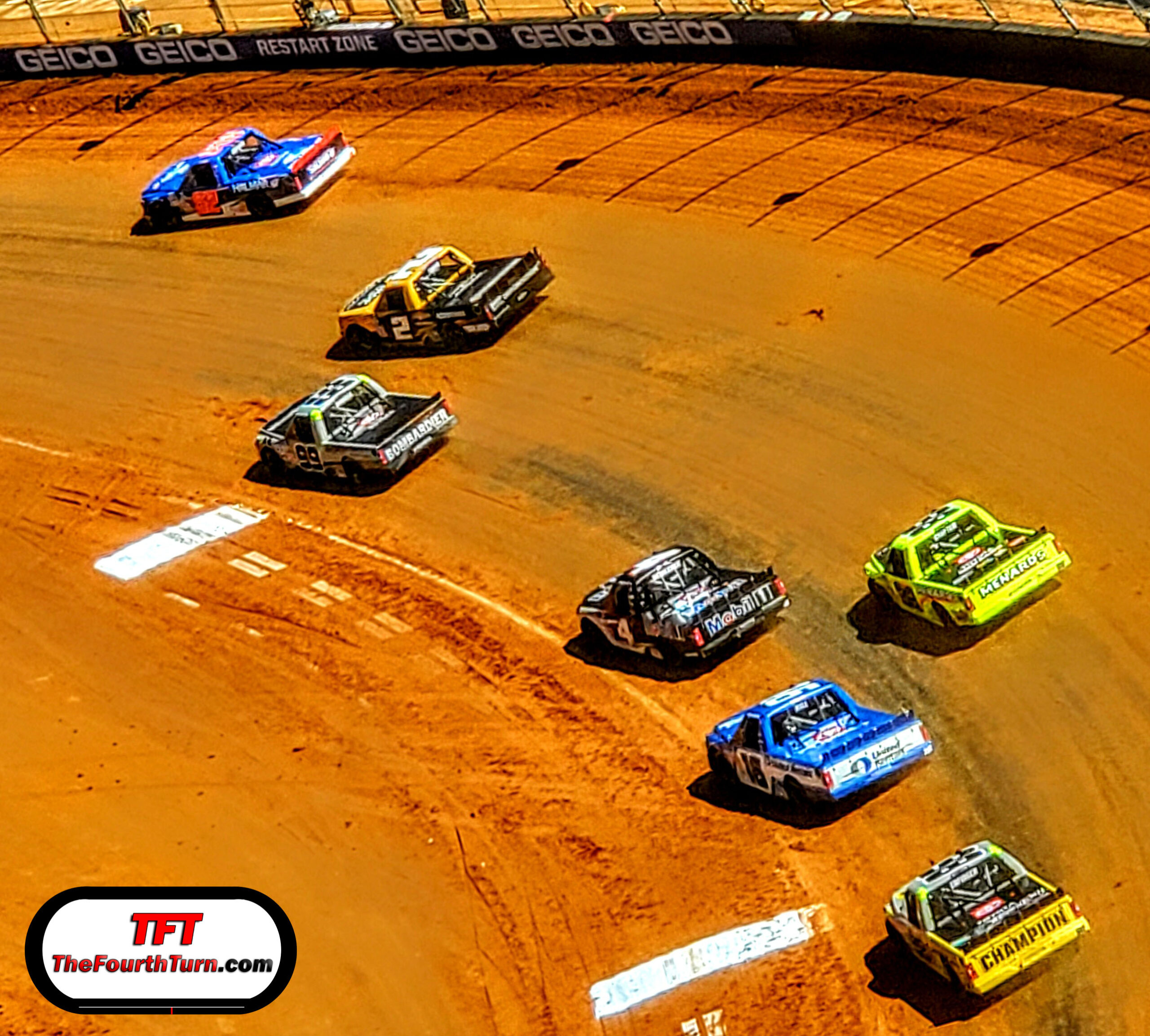 Photos From The Press Box Inaugural NASCAR Dirt Races At Bristol Motor