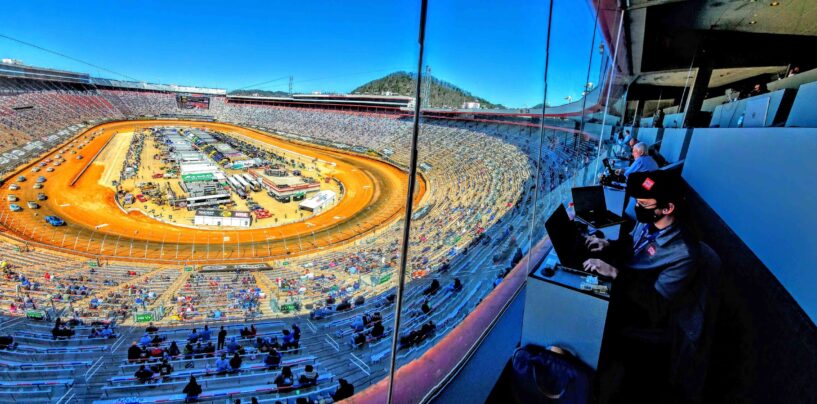 Photos From The Press Box: Inaugural NASCAR Dirt Races At Bristol Motor Speedway