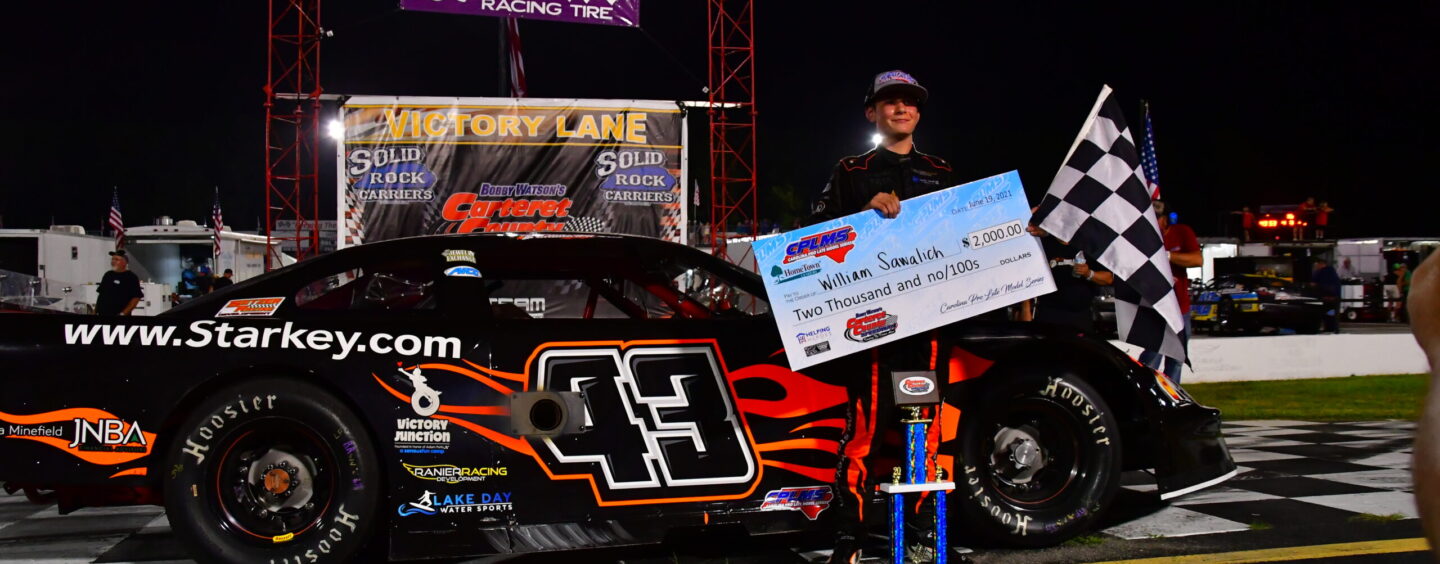 William Sawalich Scores First Career Pro Late Model Victory At Carteret County