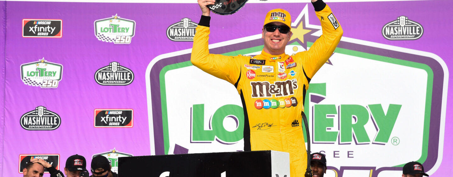 Kyle Busch Earns 100th NASCAR Xfinity Series Win In “Tennessee Lottery 250”