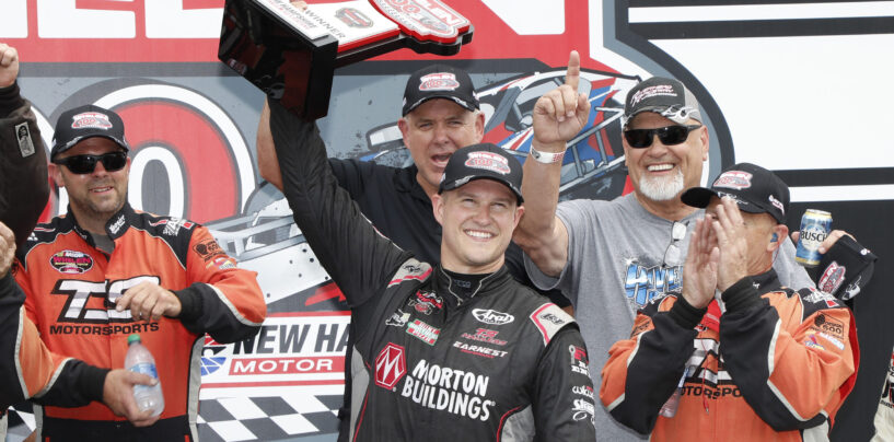 Connecticut Native Earns First NASCAR Whelen Modified Tour Points Win In Thrilling Overtime Finish