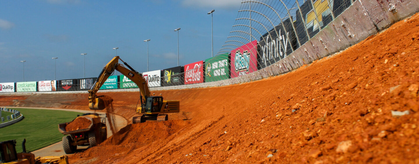 All-New Atlanta Motor Speedway Quickly Taking Shape