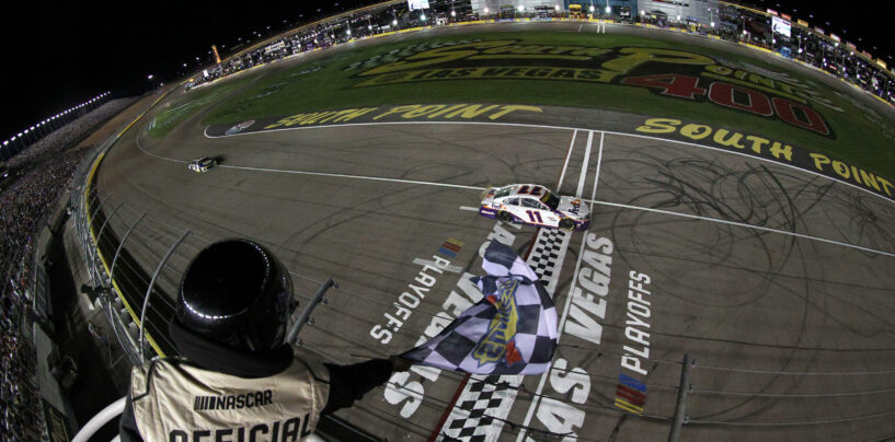 Denny Hamlin Secures Spot In Round of 8 With Las Vegas Win