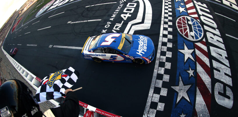 Kyle Larson Wins Battle Royal At Charlotte ROVAL, Advances In Playoffs