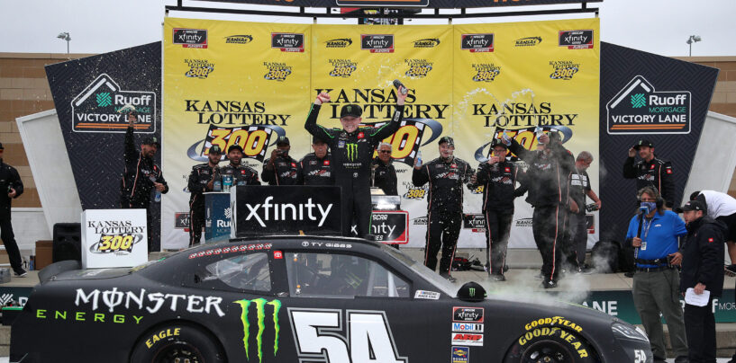 Rising Star Ty Gibbs Gets Fourth NASCAR Xfinity Win In Kansas