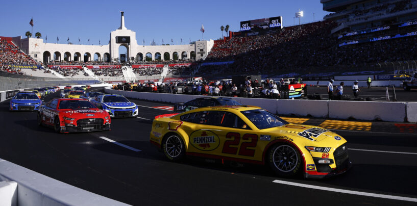 Joey Logano Holds Off Kyle Busch To Win Memorable Busch Light Clash In Los Angeles