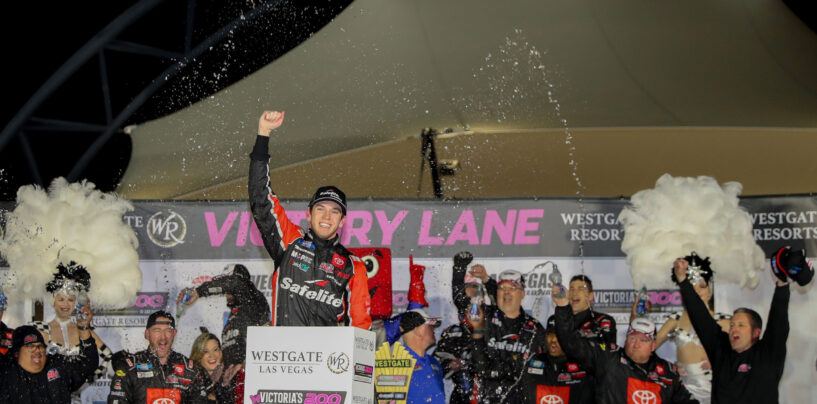 Chandler Smith Drives To Front In Closing Laps To Win At Las Vegas Motor Speedway