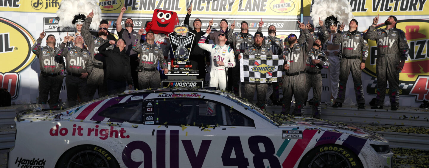 Alex Bowman Wins At Las Vegas Following Two-Tire Gamble And Thrilling Overtime Charge