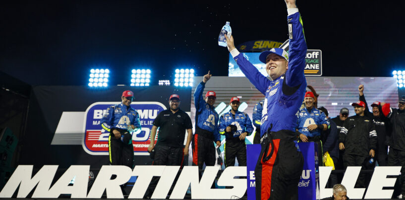 William Byron Takes Decisive Win In Blue-Emu Maximum Pain Relief 200 At Martinsville Speedway