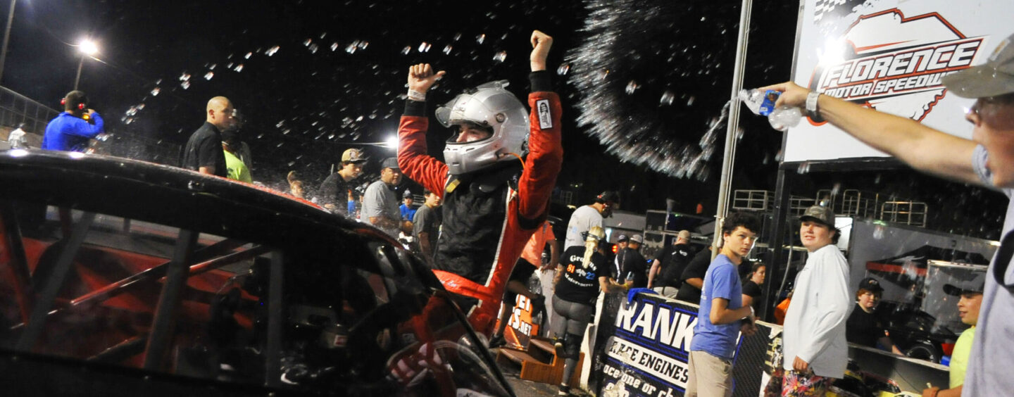 Hartsville High School Graduate, Brendan Lee Wins Second Charger Feature at Florence Motor Speedway