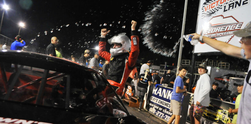 Hartsville High School Graduate, Brendan Lee Wins Second Charger Feature at Florence Motor Speedway
