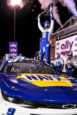 Chase Elliott On Top In Ally 400 NASCAR Cup Series Race At Nashville Superspeedway