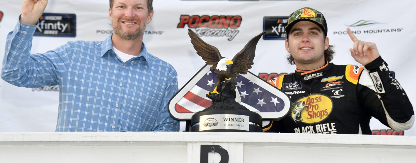 Gragson Holds Off Gibbs To Win Wild Xfinity Race At Pocono