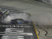 Chris Buescher Wins At Bristol Motor Speedway With Two-Tire Pit Strategy