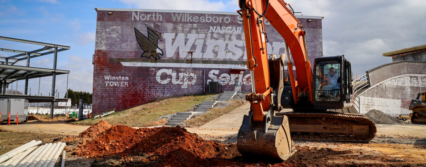 North Wilkesboro Speedway Renovations Continue In Preparation For May 19-21 NASCAR All-Star Race Week