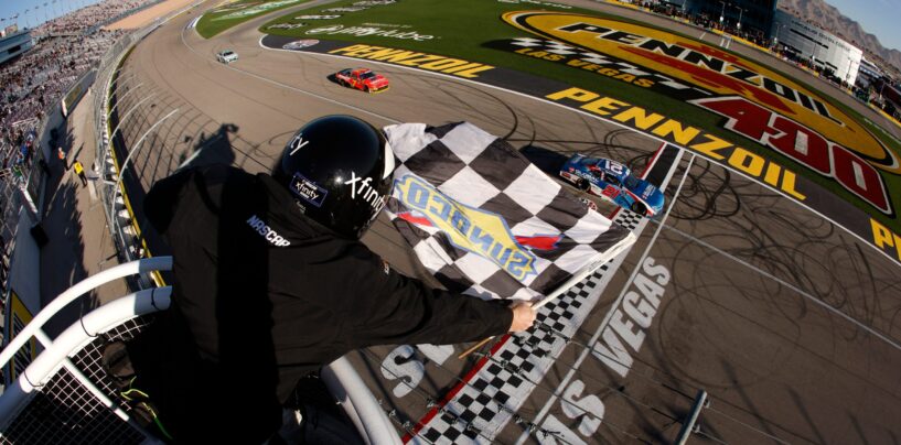 Dramatic Late Pass Lifts Austin Hill To NASCAR Xfinity Win At Las Vegas