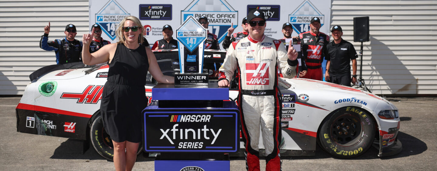 Overtime Pass Propels Cole Custer To Road Course Win In Portland