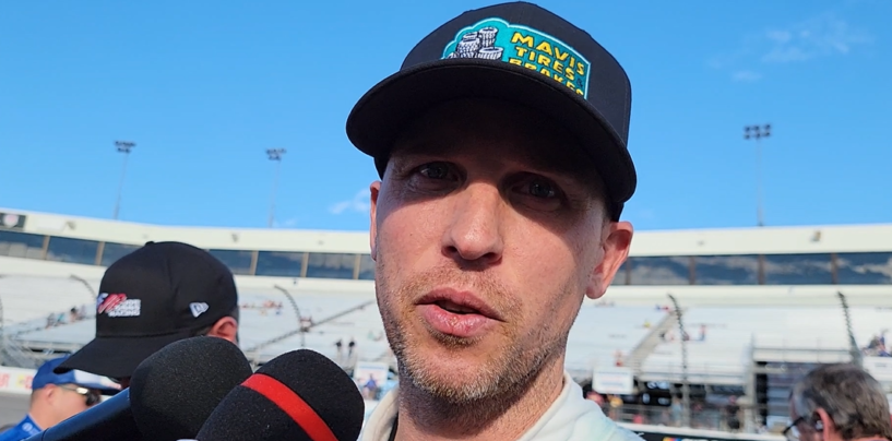 VIDEO: Denny Hamlin Addresses Punt From Kyle Larson And Final Restart At Richmond Raceway