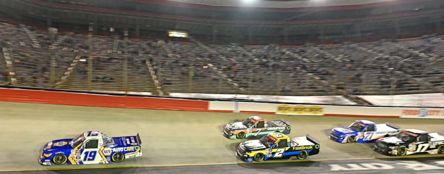 Eckes Outduels Former Boss Kyle Busch To Win Saturday’s Thrilling WEATHER GUARD Truck Race At Bristol Motor Speedway