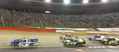 Eckes Outduels Former Boss Kyle Busch To Win Saturday’s Thrilling WEATHER GUARD Truck Race At Bristol Motor Speedway