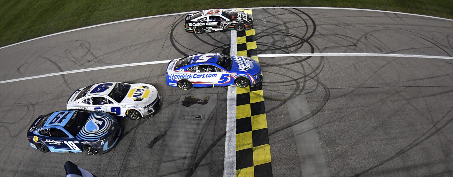 Kyle Larson Beats Chris Buescher At Kansas By 0.001 Seconds In Closest NASCAR Finish