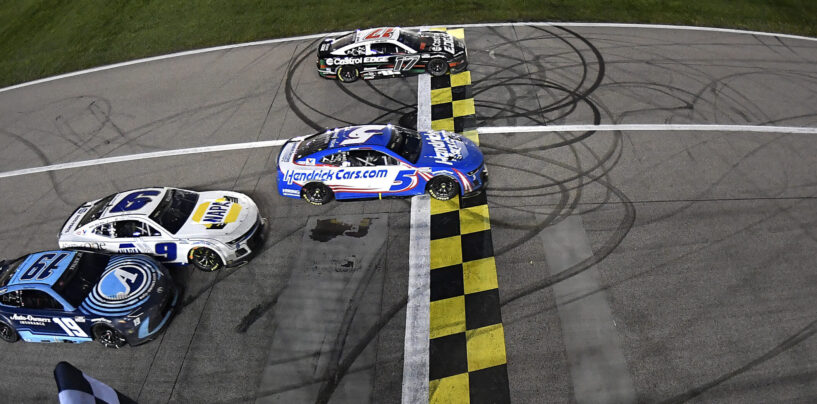 Kyle Larson Beats Chris Buescher At Kansas By 0.001 Seconds In Closest NASCAR Finish