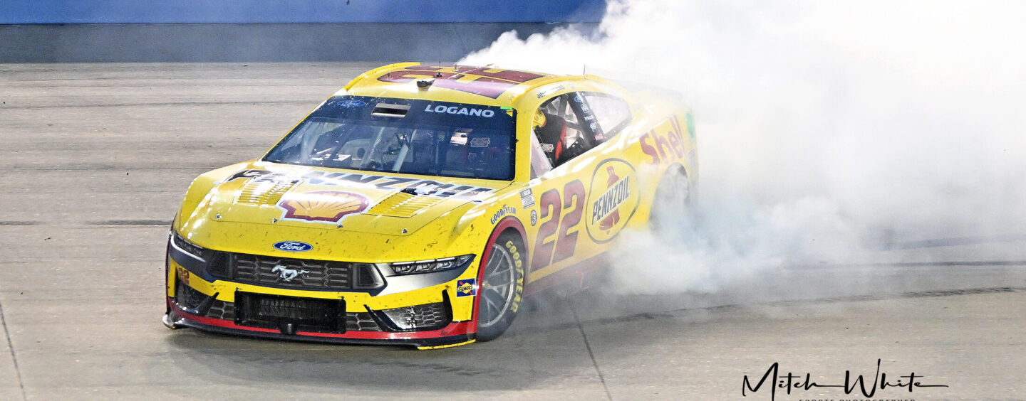 Joey Logano Goes The Distance To Win At Nashville And To Punch Ticket To Playoffs