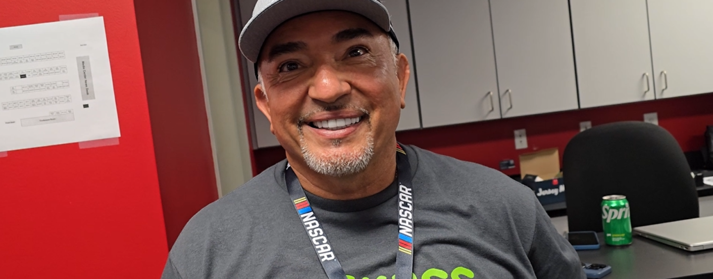 Cesar Millan “Experiencing Life To The Fullest ” With Sam Hunt Racing At Bristol Motor Speedway