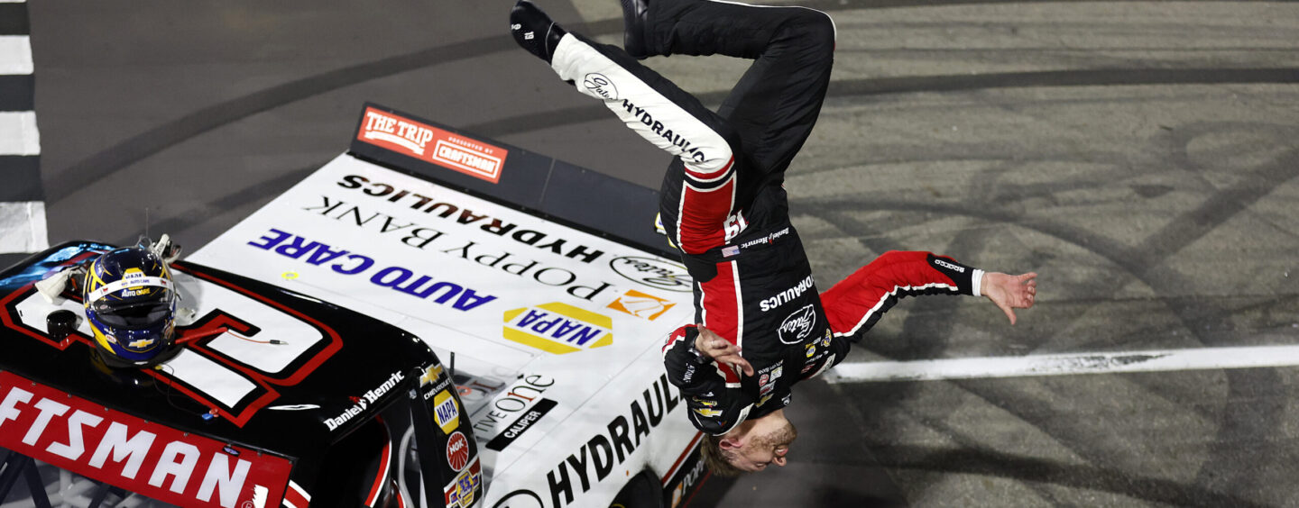 Daniel Hemric Flips Over First NASCAR Craftsman Truck Series Win At Martinsville