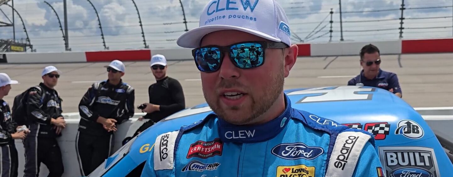 VIDEO: Layne Riggs Pounds Wall While Leading At Darlington Raceway