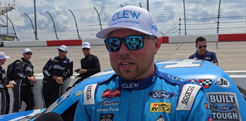 VIDEO: Layne Riggs Pounds Wall While Leading At Darlington Raceway