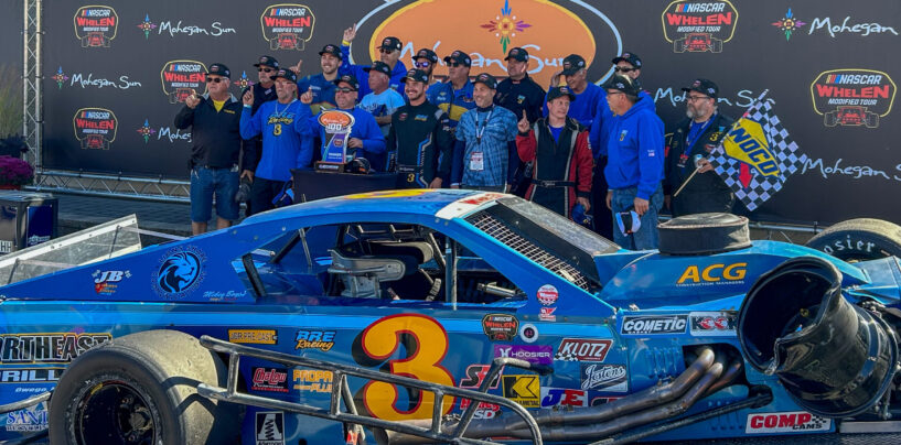 Rypkema Wins The Mohegan Sun 100 NASCAR Whelen Modified Tour Race On A Thrilling Last-Lap Pass
