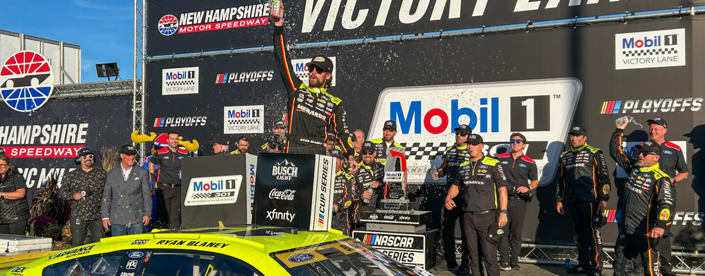 Ryan Blaney Outruns Josh Berry To Win At New Hampshire Motor Speedway