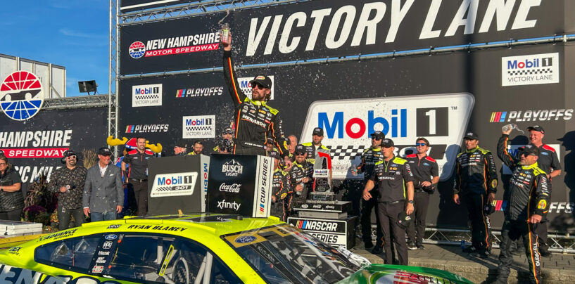 Ryan Blaney Outruns Josh Berry To Win At New Hampshire Motor Speedway
