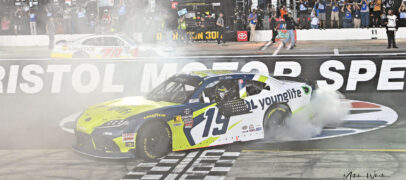 Aric Almirola Earns Emotional Victory At Bristol Motor Speedway
