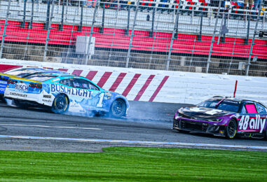 VIDEO: Ross Chastain Crashes With Denny Hamlin And Is Eliminated From NASCAR Playoffs