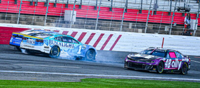 VIDEO: Ross Chastain Crashes With Denny Hamlin And Is Eliminated From NASCAR Playoffs