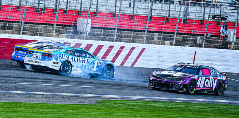 VIDEO: Ross Chastain Crashes With Denny Hamlin And Is Eliminated From NASCAR Playoffs