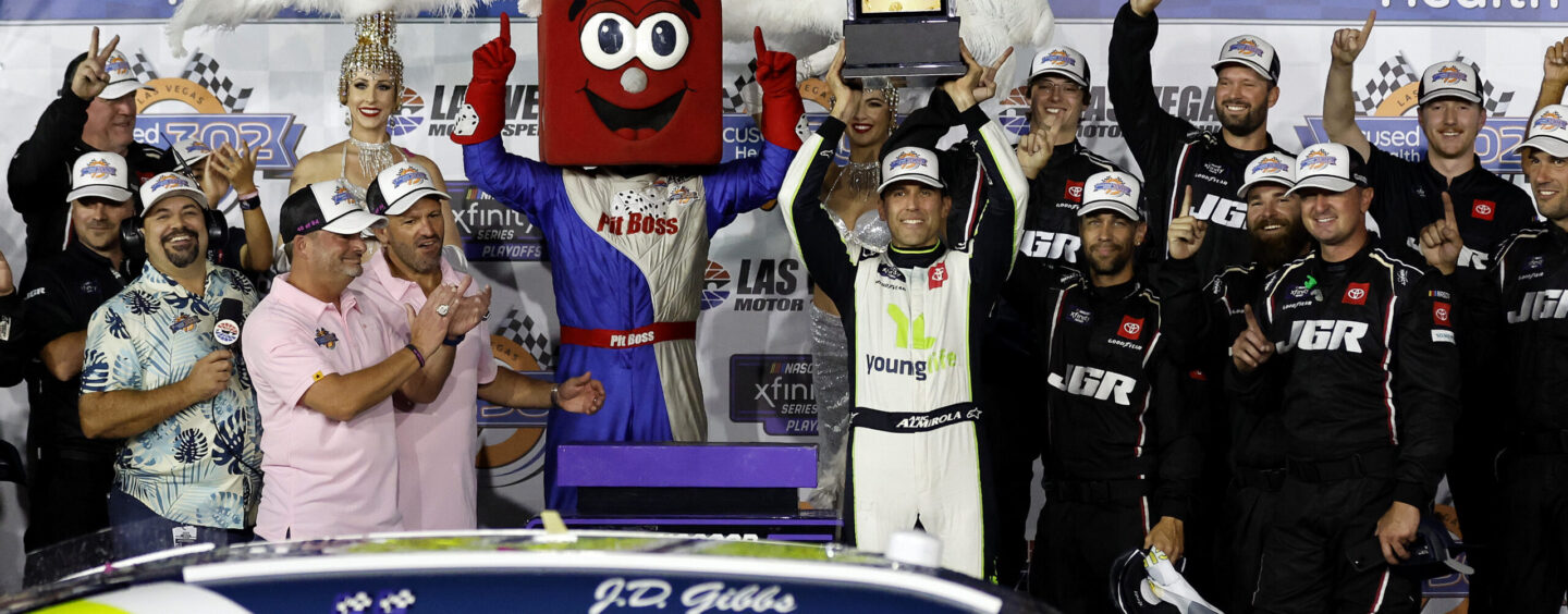 Aric Almirola Bests Connor Zilisch In Xfinity Playoff Race At Las Vegas