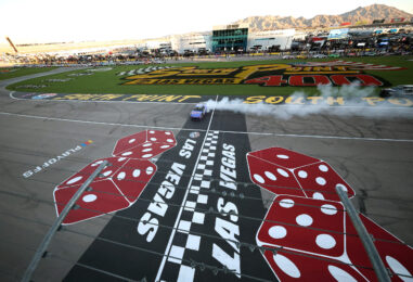 Denny Hamlin Scores 60th Career Victory With Gritty South Point 400 Win At Las Vegas Motor Speedway