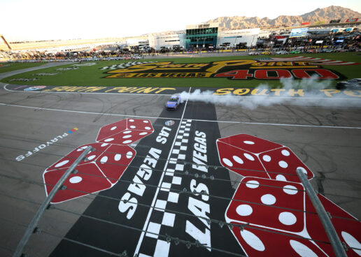 Denny Hamlin Scores 60th Career Victory With Gritty South Point 400 Win At Las Vegas Motor Speedway