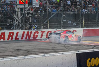 Justin Allgaier Prevails On Late Restart At Darlington To Win Sport Clips Haircuts VFW Help A Hero 200