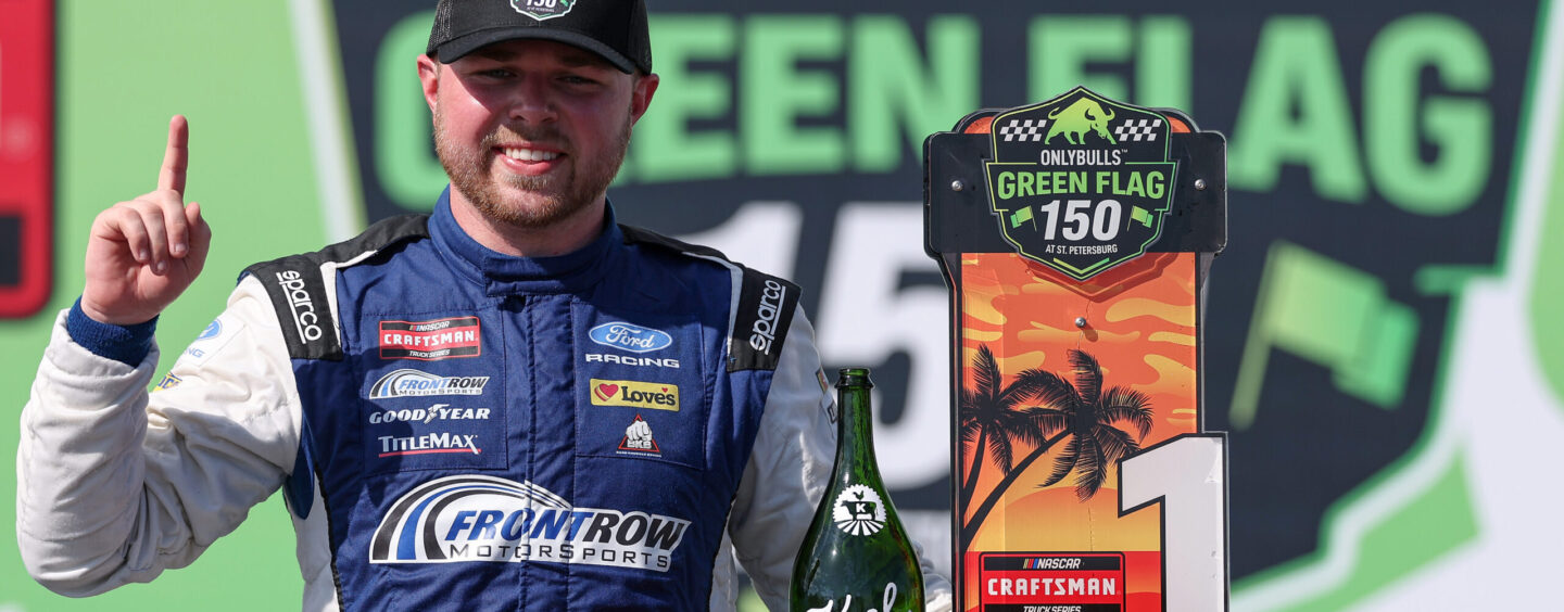 Layne Riggs Claims First Ever NASCAR CRAFTSMAN Truck Series Street Course Win In St. Petersburg