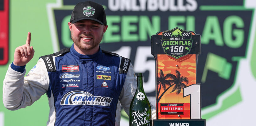 Layne Riggs Claims First Ever NASCAR CRAFTSMAN Truck Series Street Course Win In St. Petersburg