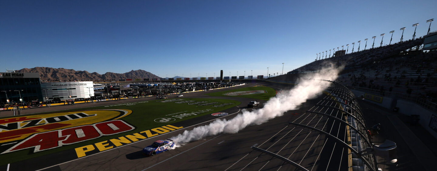 Late Charge Propels Kyle Larson To NASCAR O’Reilly Series Victory In Vegas